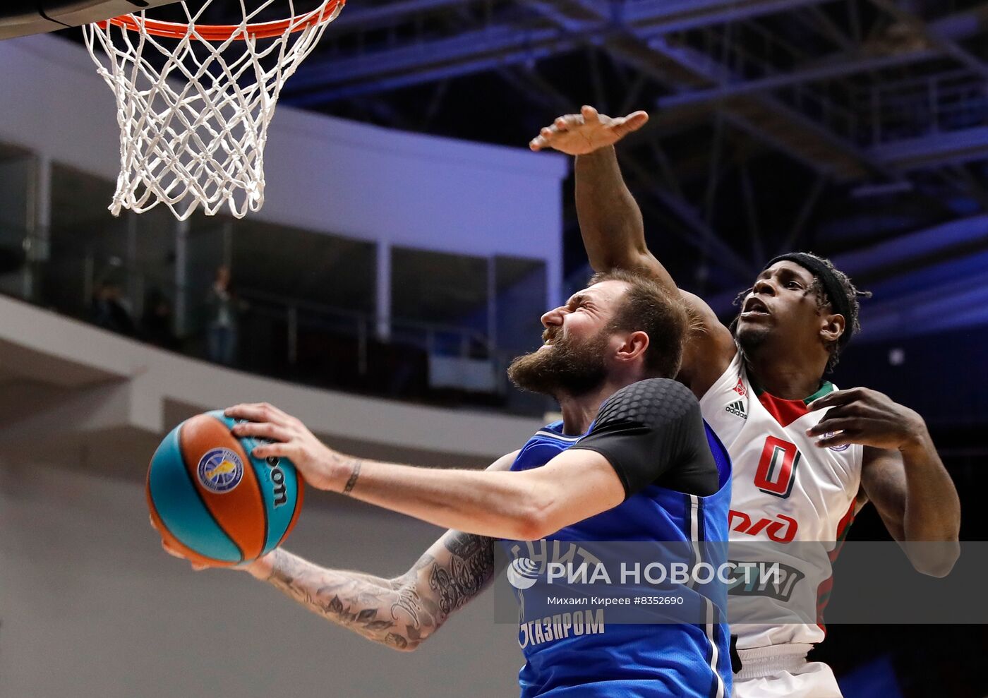 Баскетбол. Единая лига ВТБ. Матч "Зенит" - "Локомотив-Кубань"