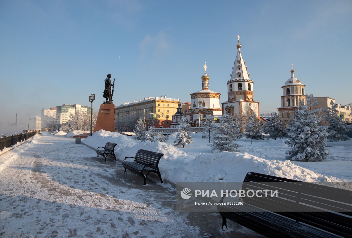 Зимний Иркутск