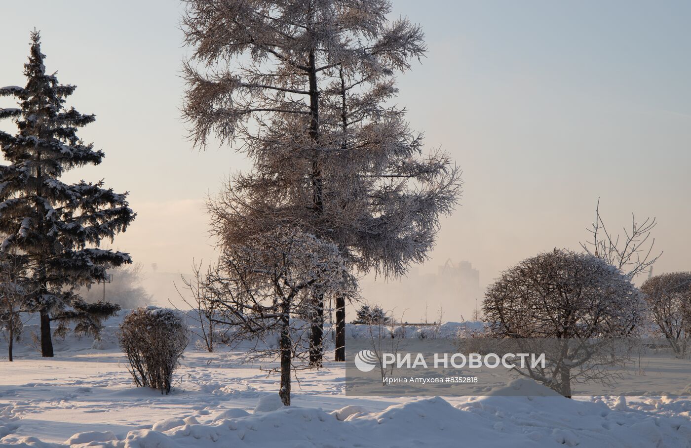 Зимний Иркутск