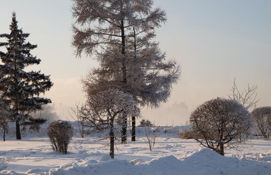 Зимний Иркутск