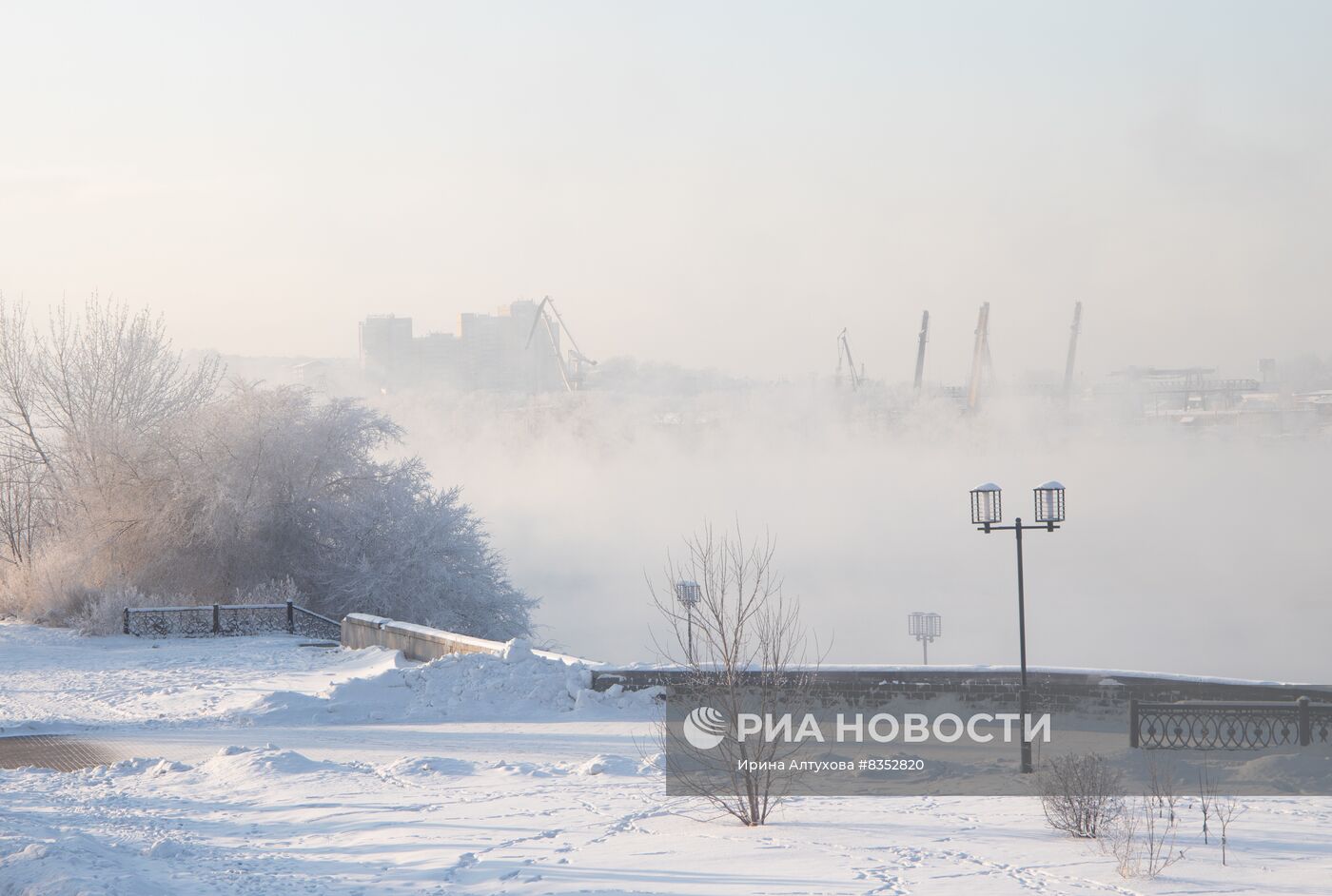 Зимний Иркутск