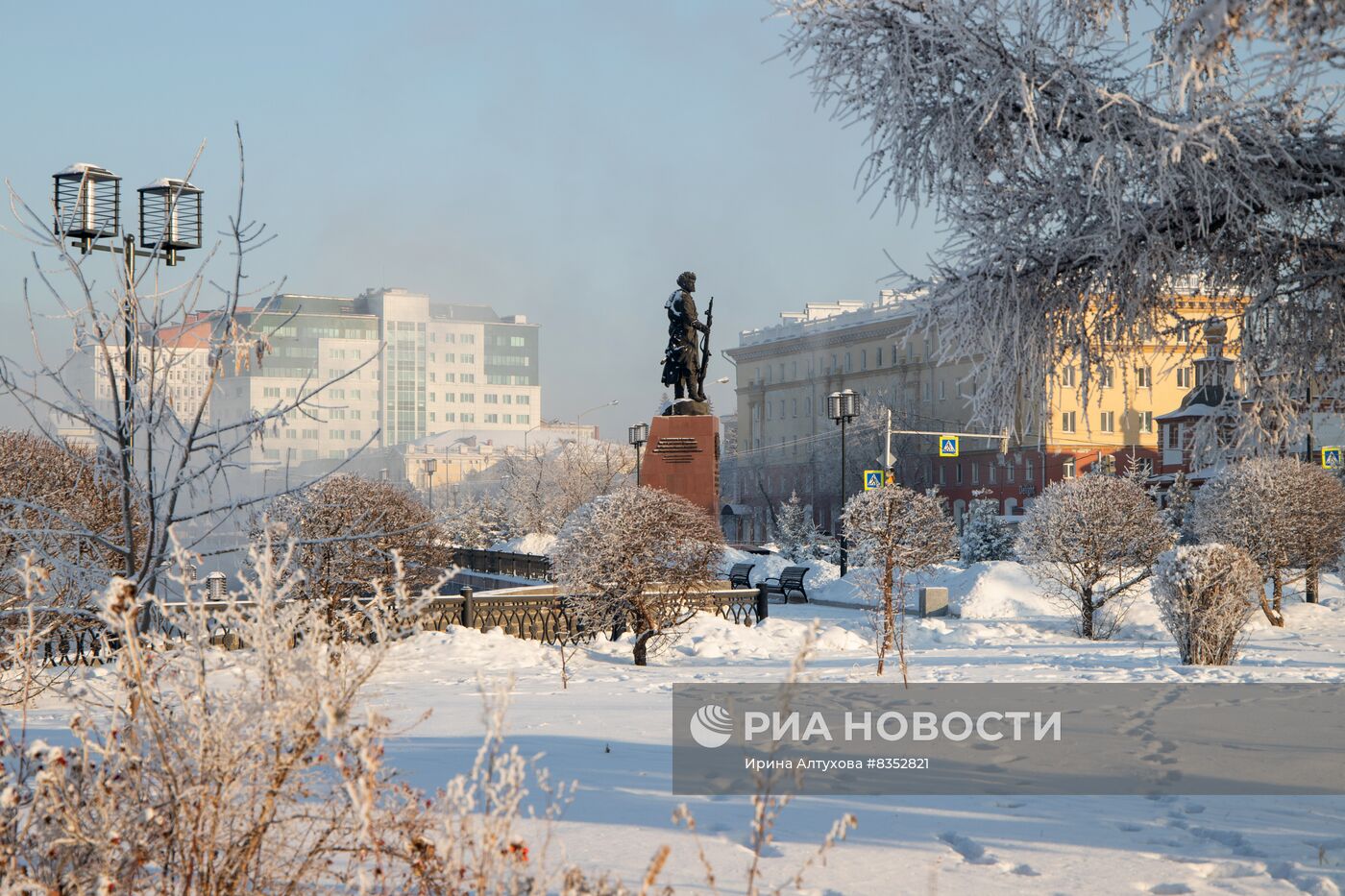 Зимний Иркутск