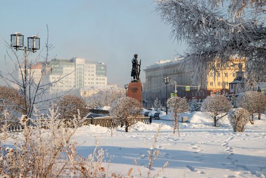 Зимний Иркутск