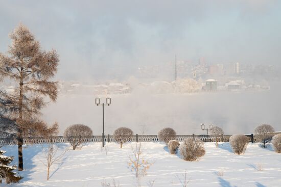 Зимний Иркутск