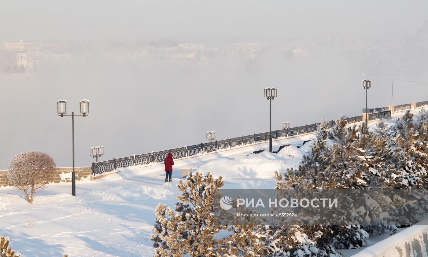 Зимний Иркутск