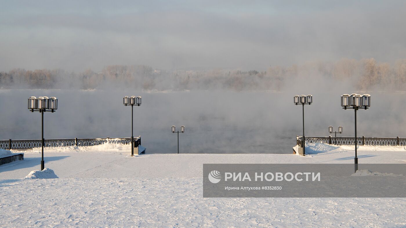 Зимний Иркутск