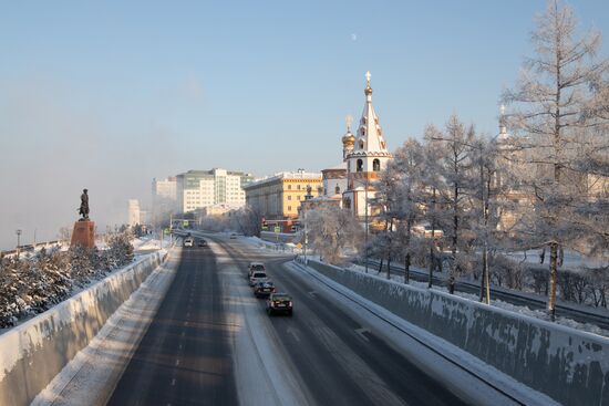 Зимний Иркутск