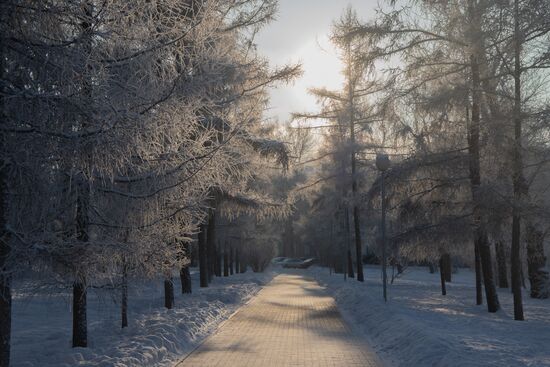 Зимний Иркутск