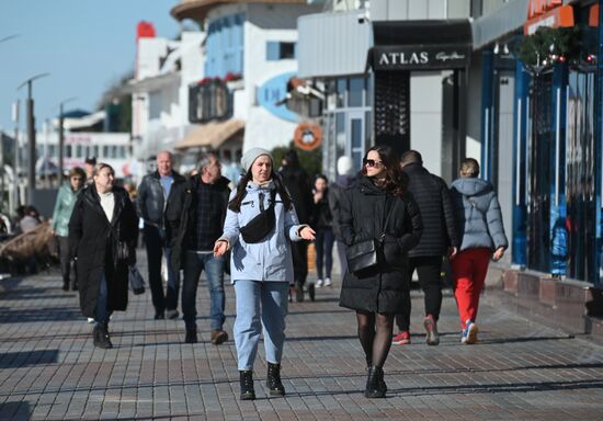 Зимние пляжи открылись в Сочи