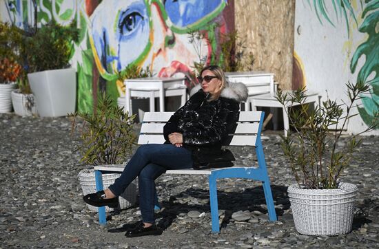 Зимние пляжи открылись в Сочи