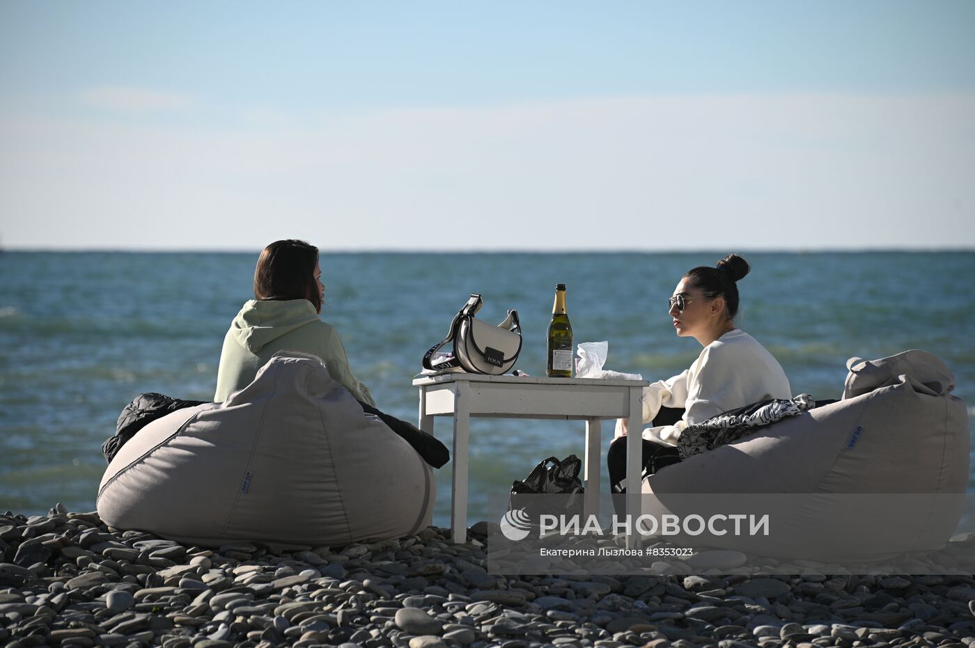 Зимние пляжи открылись в Сочи