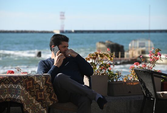 Зимние пляжи открылись в Сочи