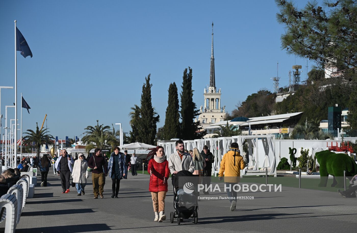 Зимние пляжи открылись в Сочи