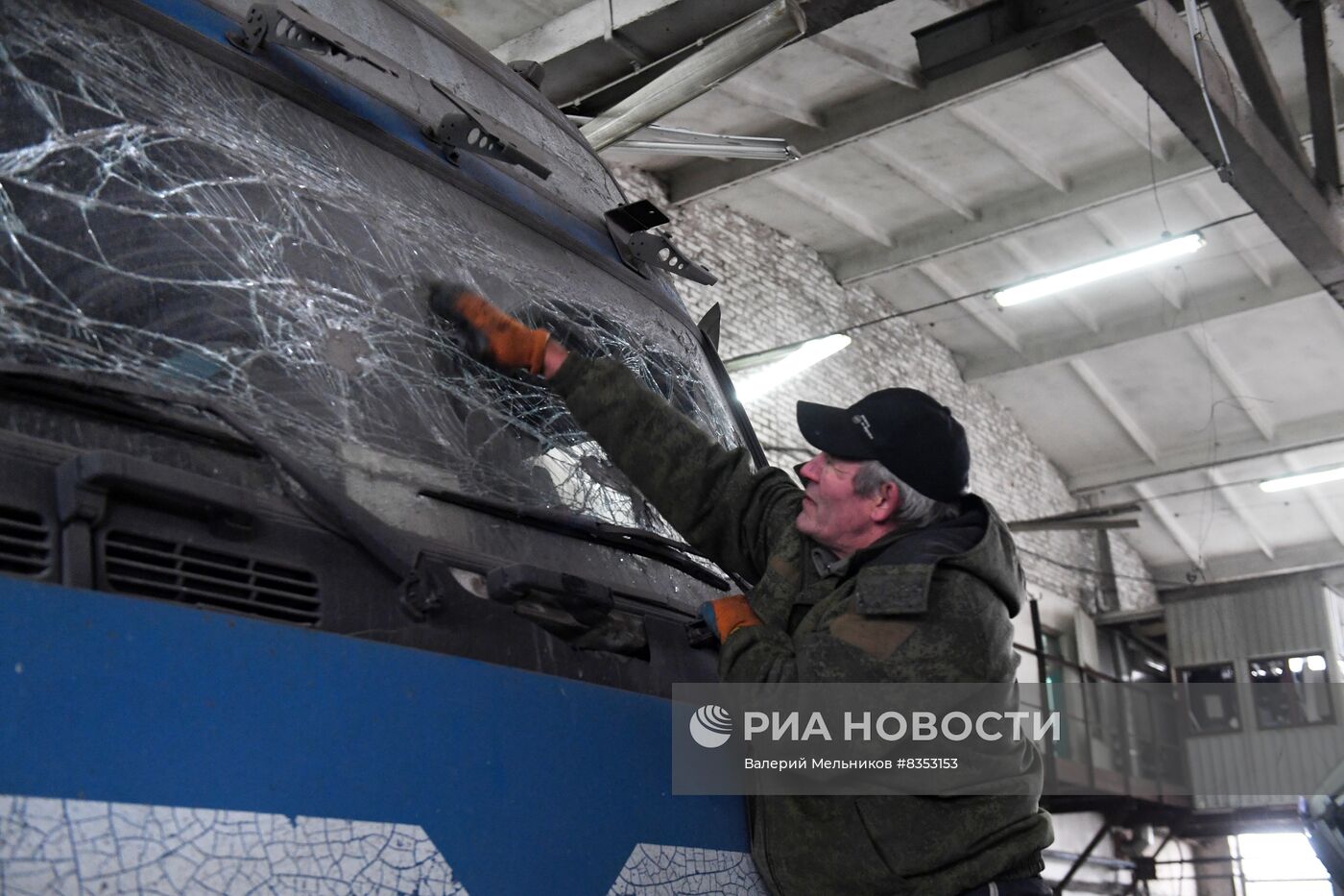 Последствия обстрела Донецка