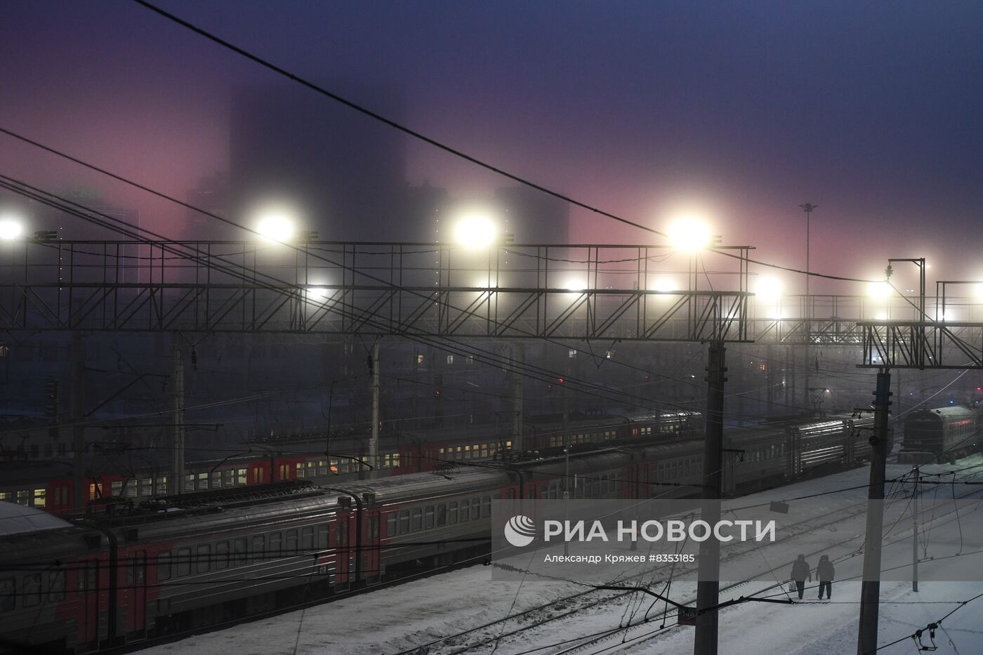 Сильные морозы в регионах России