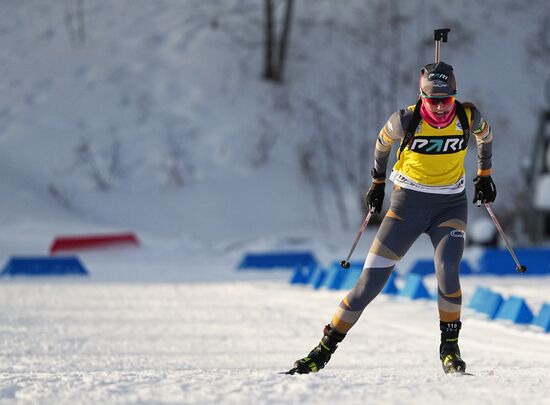 Биатлон. Кубок России. Женщины. Спринт