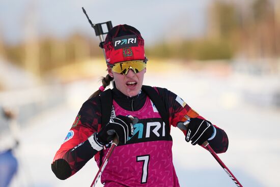 Биатлон. Кубок России. Женщины. Спринт