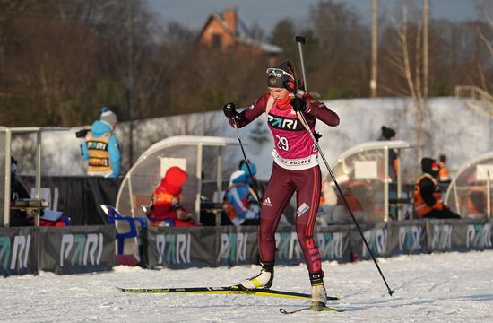 Биатлон. Кубок России. Женщины. Спринт