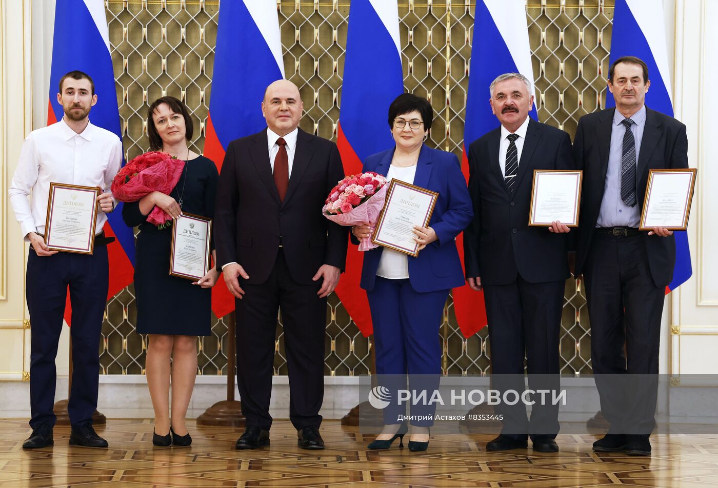 Премьер-министр РФ М. Мишустин вручил премии правительства в области СМИ за 2022 год