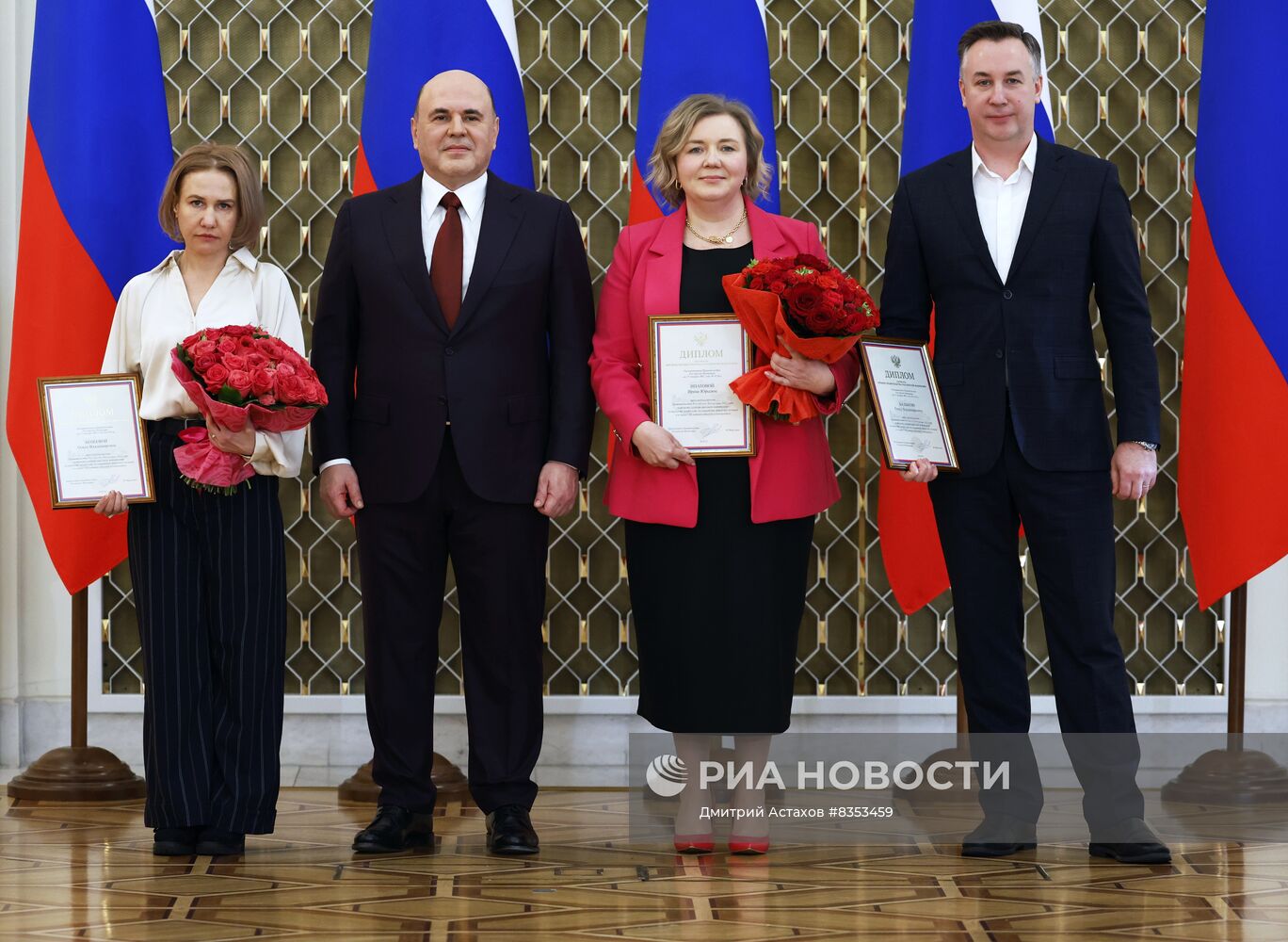 Премьер-министр РФ М. Мишустин вручил премии правительства в области СМИ за 2022 год