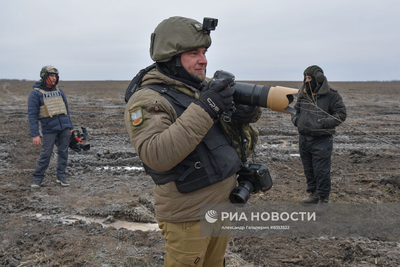 Фотокорреспондент РИА Новости К. Михальчевский в зоне СВО