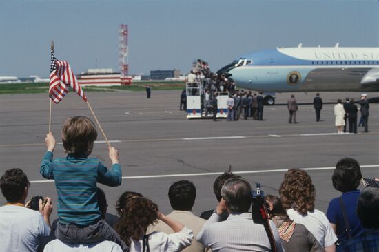 Официальный визит в СССР американской делегации