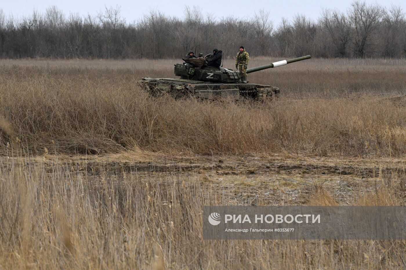 Работа танкистов в зоне СВО
