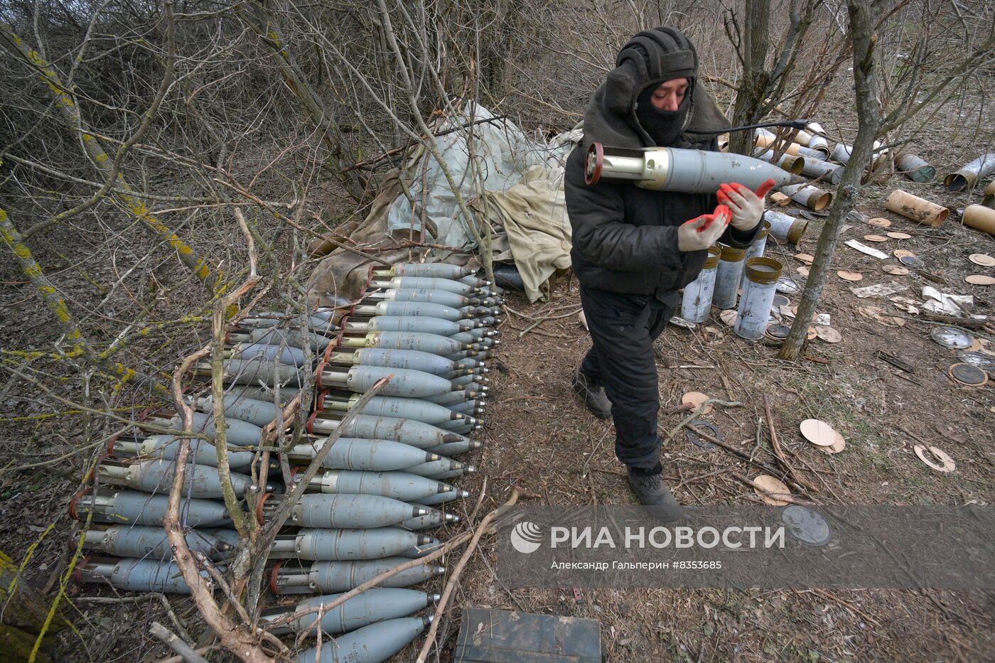 Работа танкистов в зоне СВО