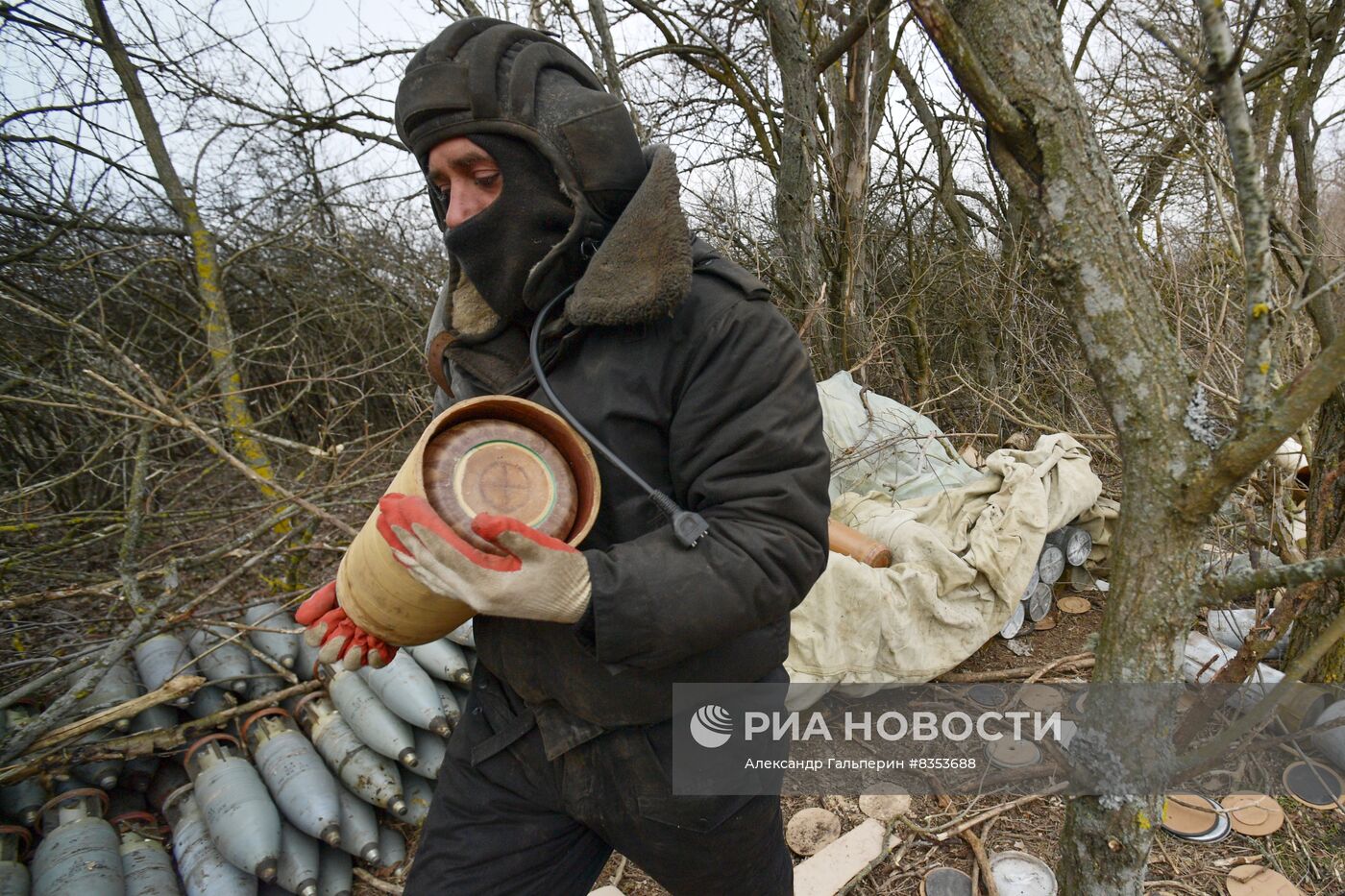 Работа танкистов в зоне СВО