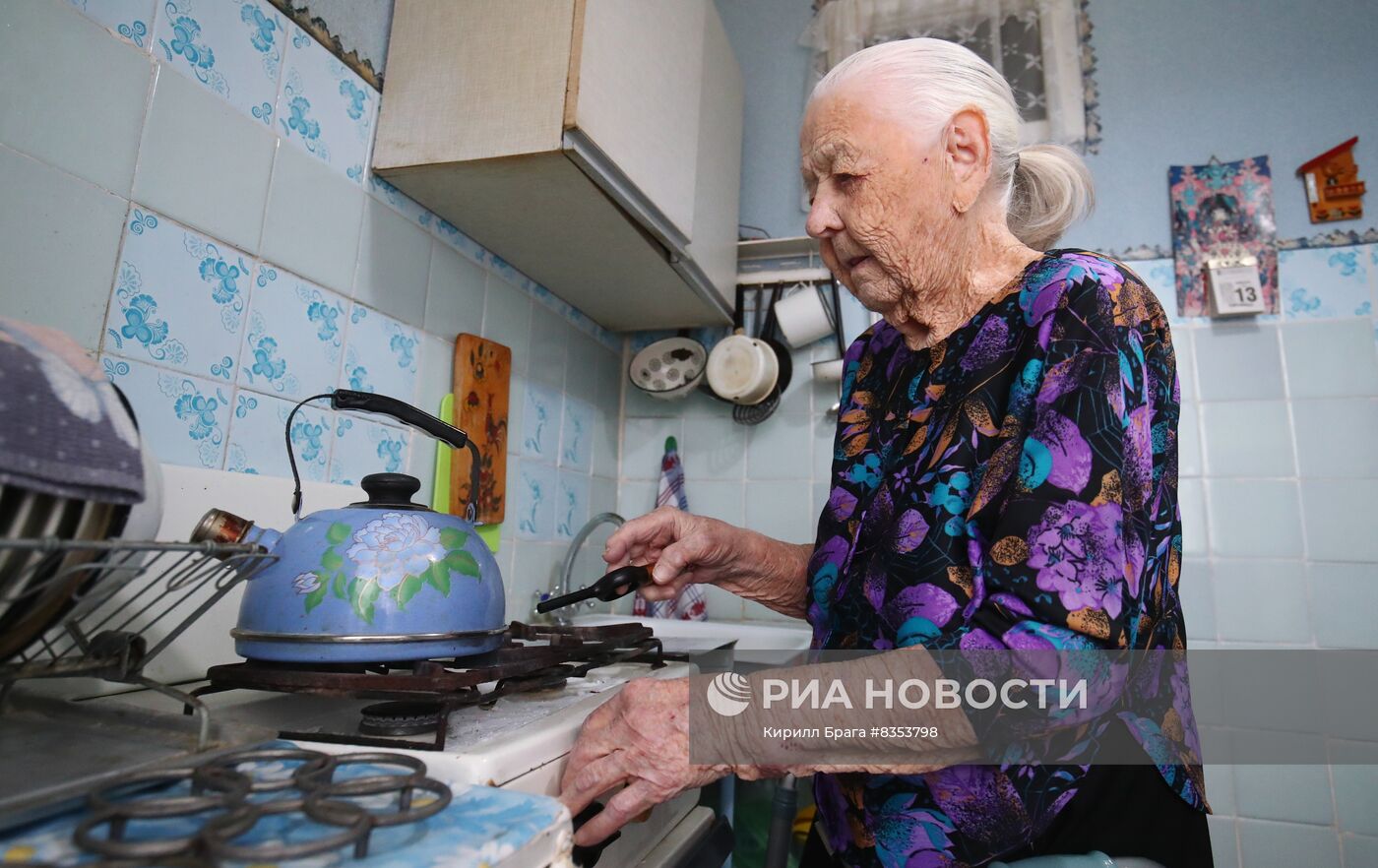 97-летняя участница Сталинградской битвы