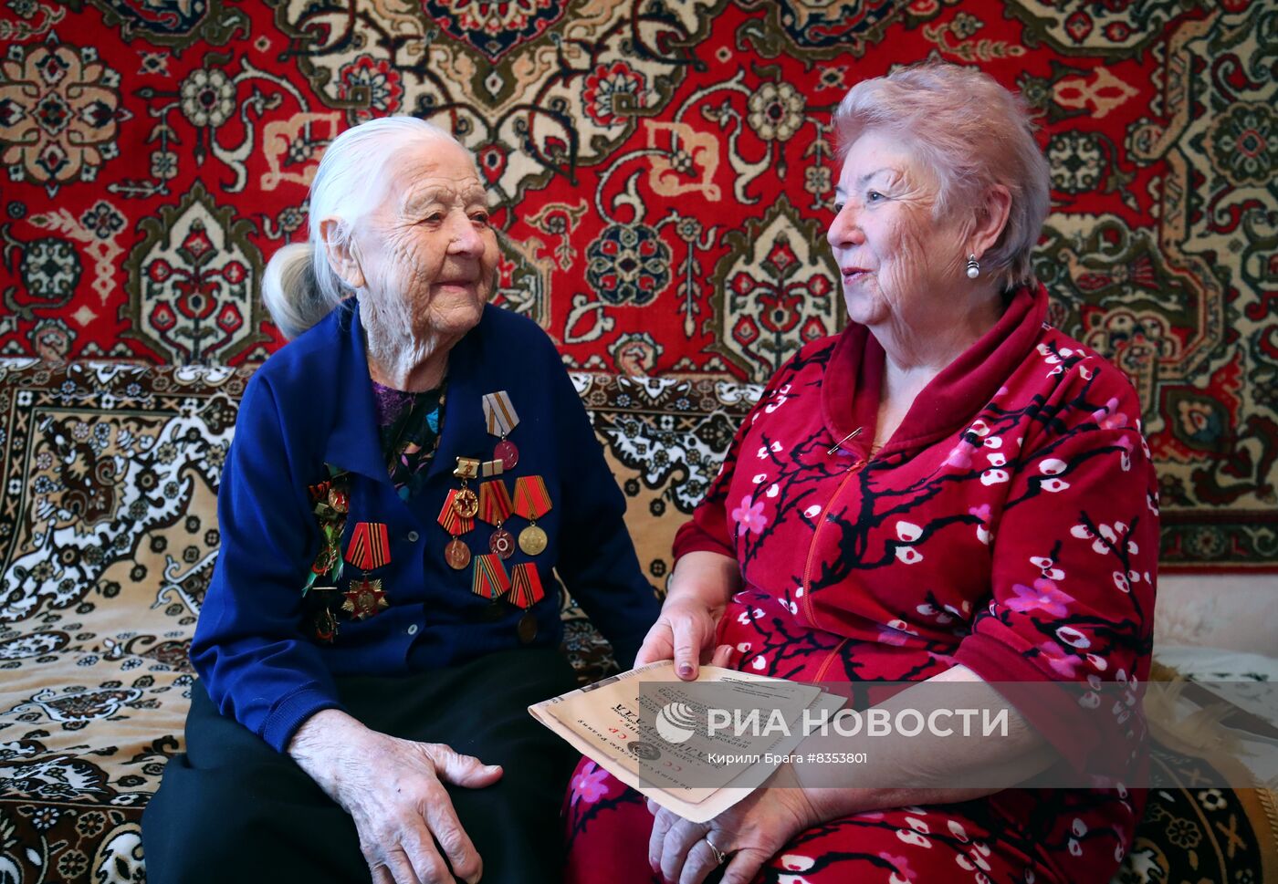 97-летняя участница Сталинградской битвы