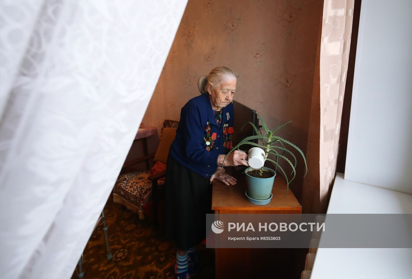 97-летняя участница Сталинградской битвы