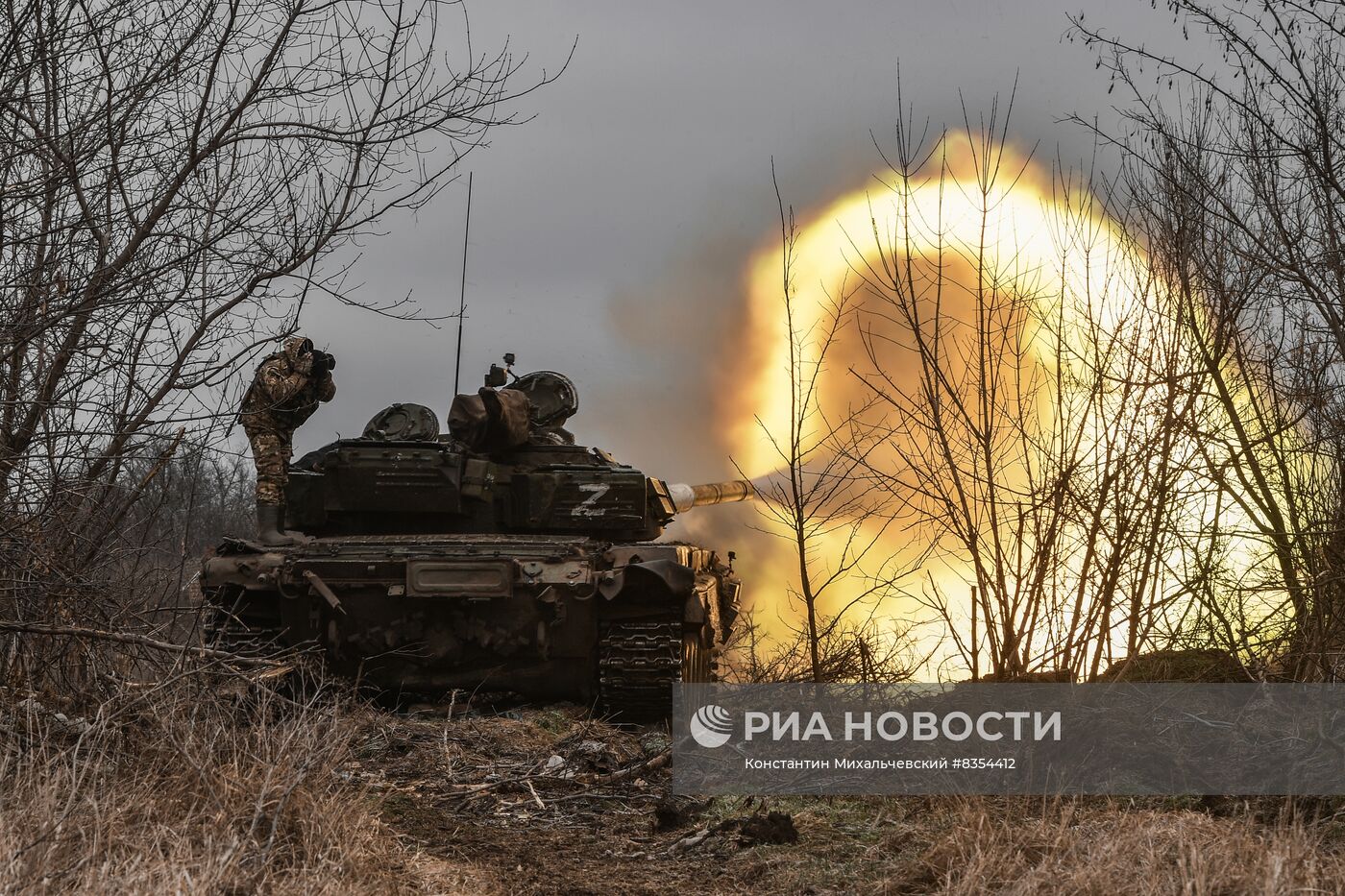 Работа танкистов в зоне СВО