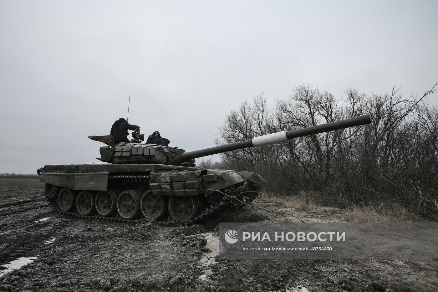 Работа танкистов в зоне СВО