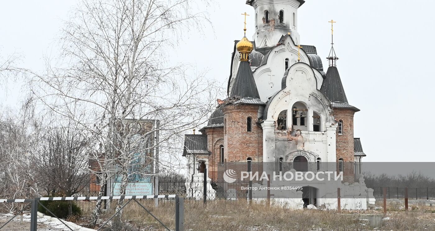 Бойцы ЧВК "Вагнер" в освобожденном Соледаре