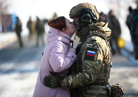 Отряд добровольцев из Волгограда отправился в зону СВО