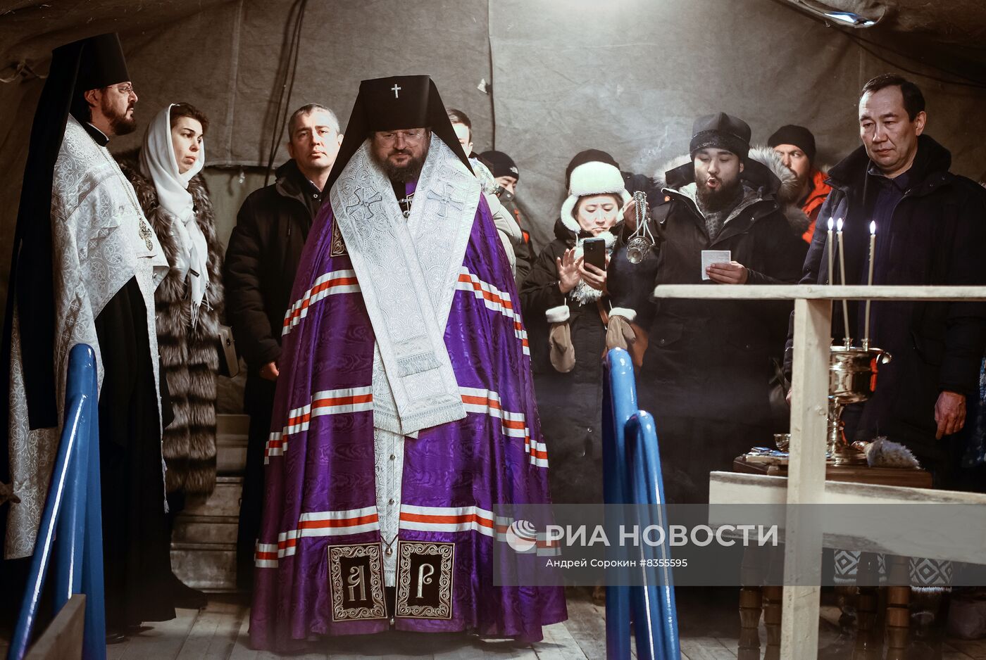 Празднование  Крещения в регионах России 