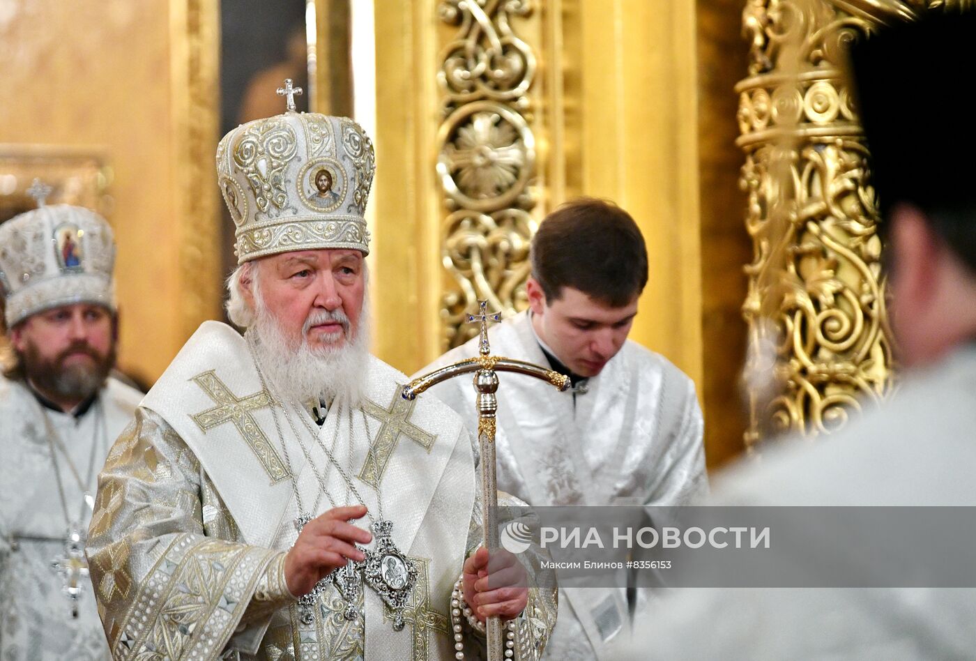 Патриаршее служение в канун праздника Крещения Господня