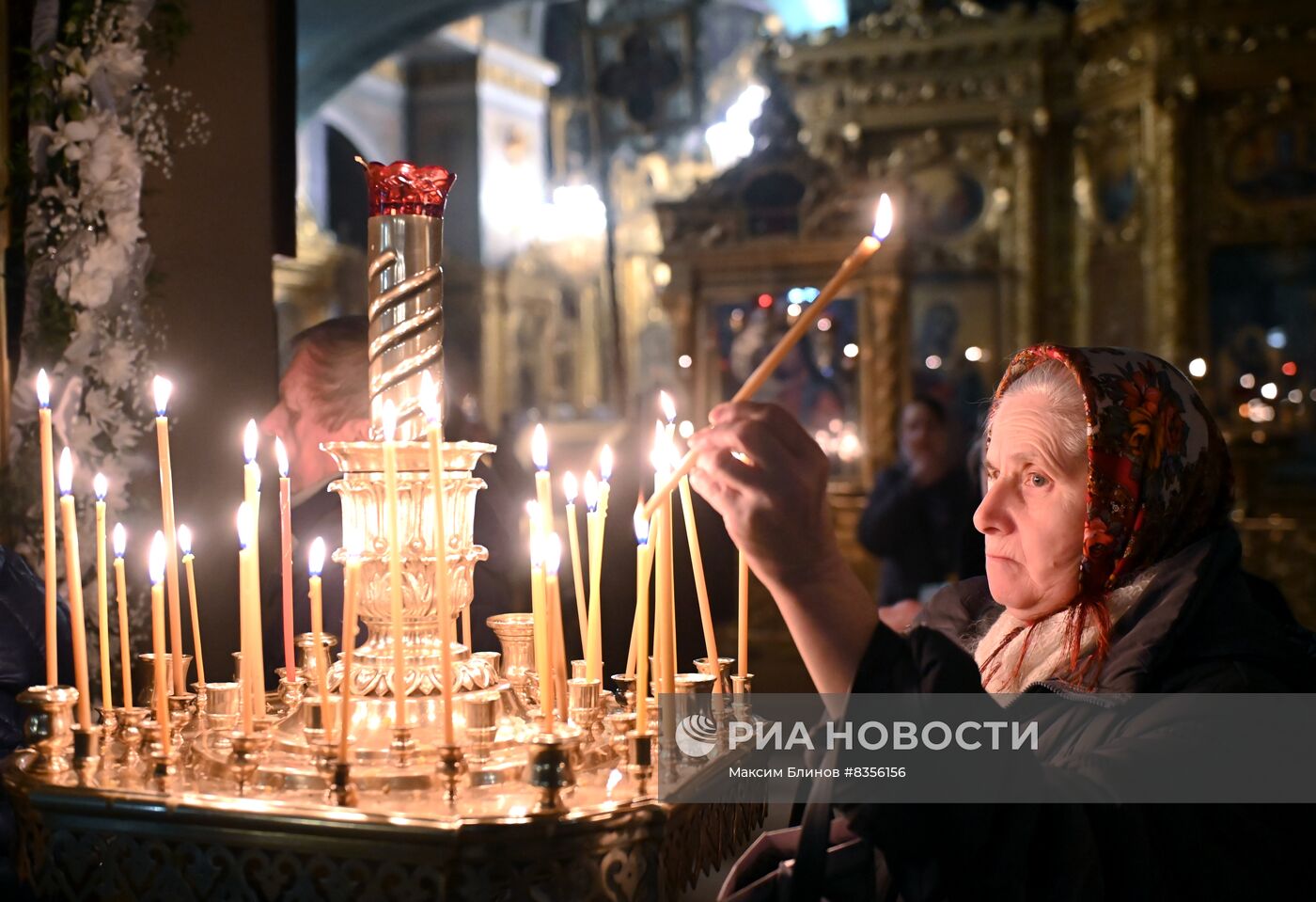 Патриаршее служение в канун праздника Крещения Господня