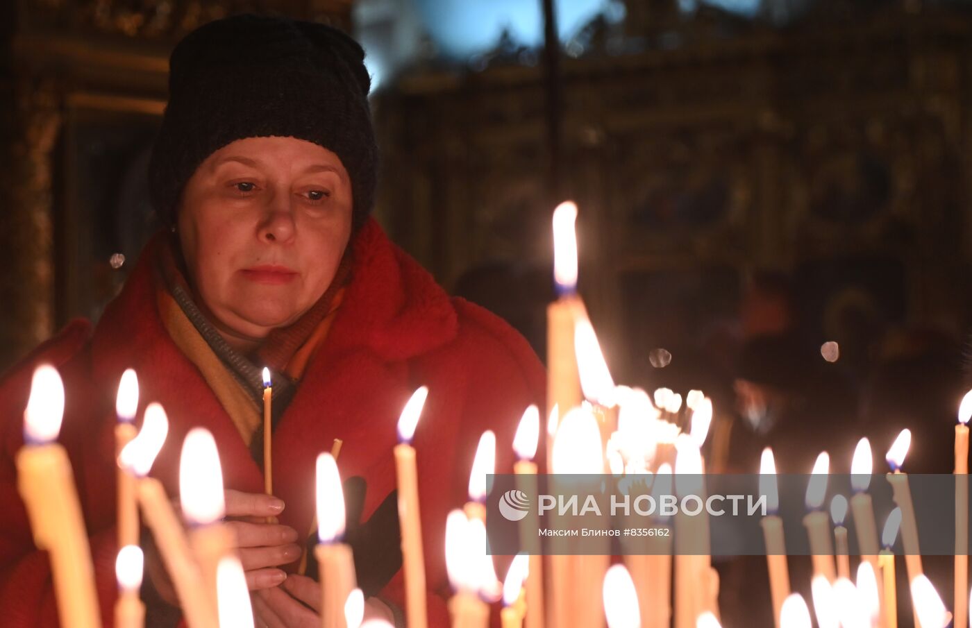 Патриаршее служение в канун праздника Крещения Господня