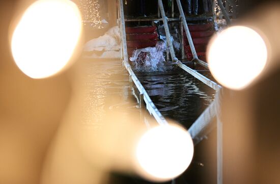 Празднование Крещения в Москве и Подмосковье 