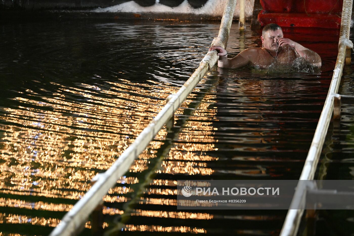 Празднование Крещения в Москве и Подмосковье 