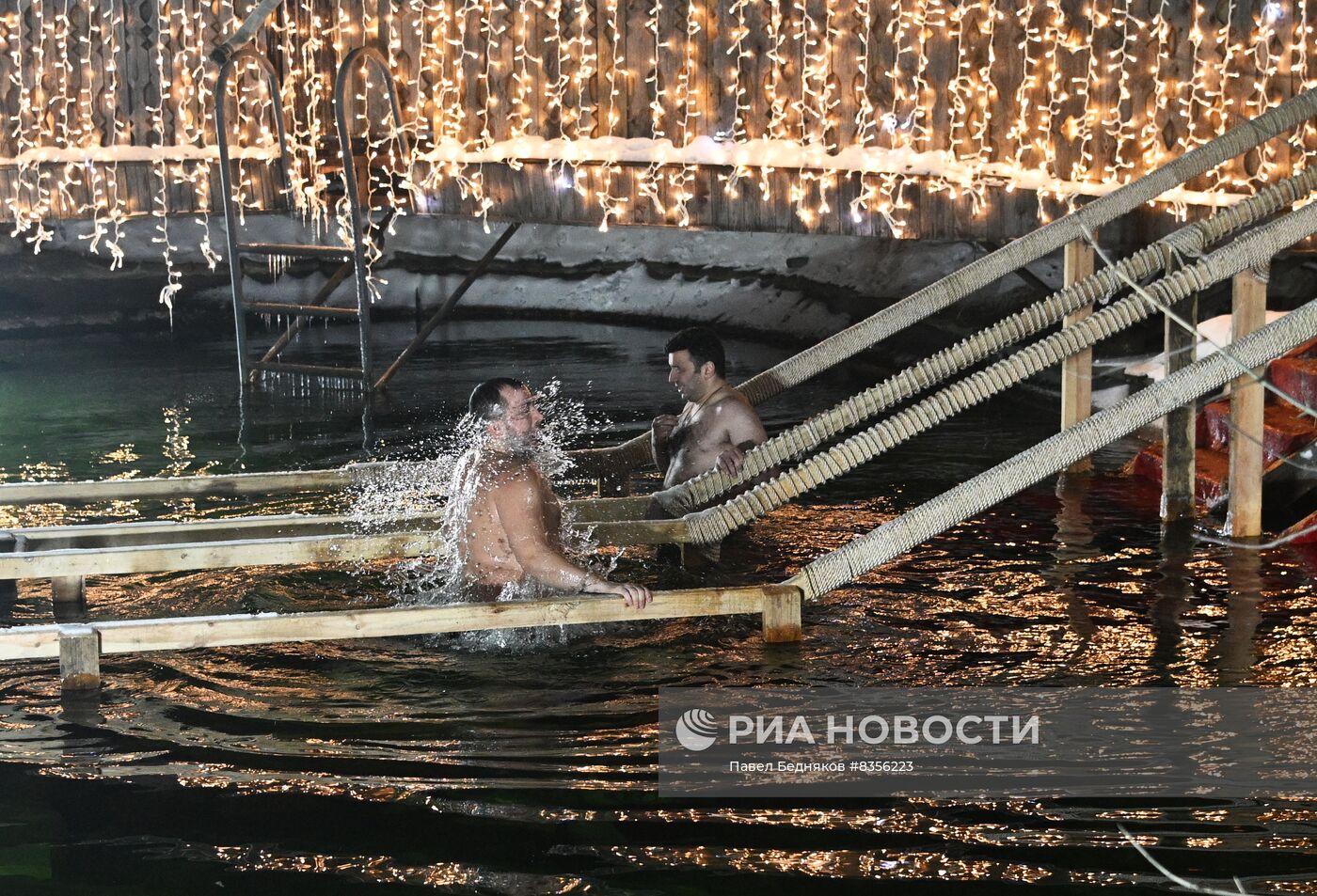 Празднование Крещения в Москве и Подмосковье 