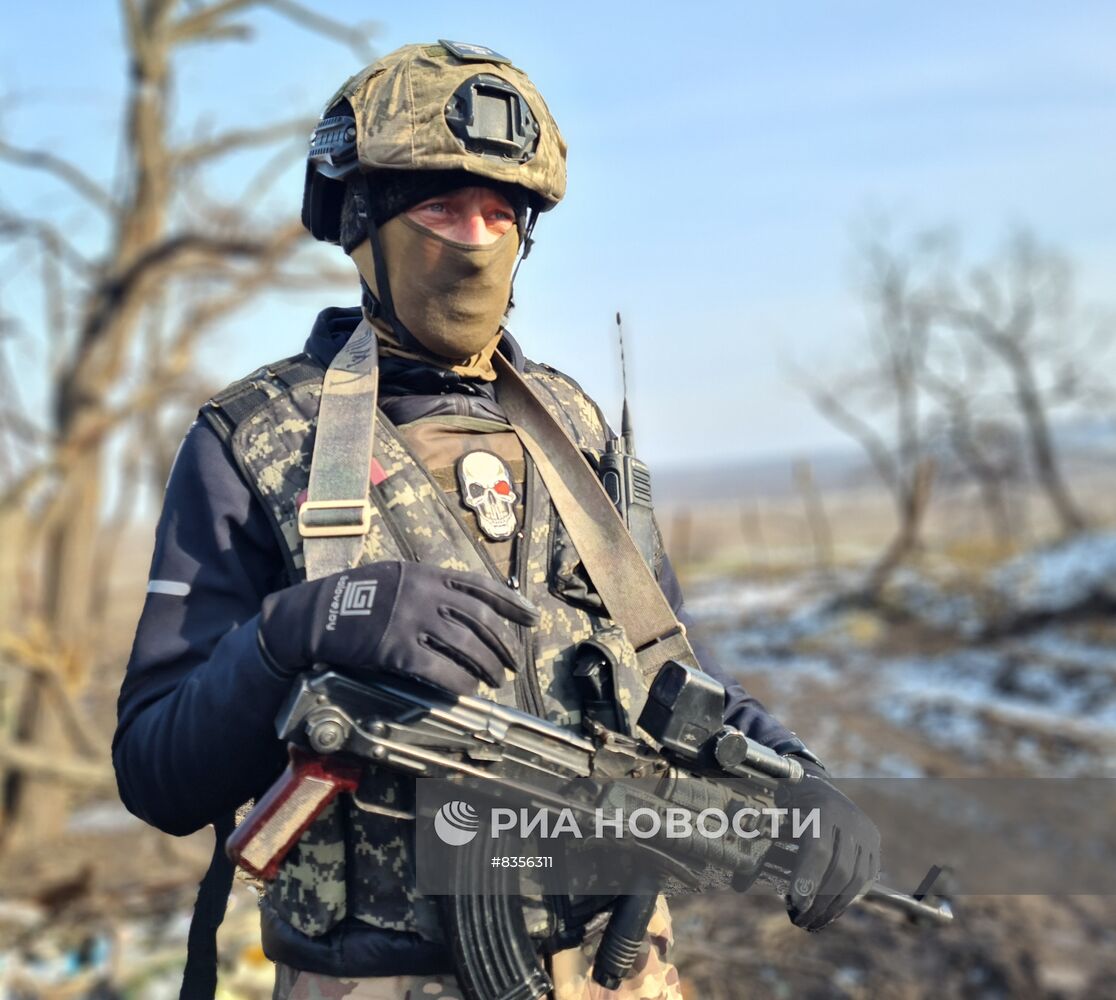 Бойцы группы "Вагнер" в Артёмовске (Бахмуте) в ДНР