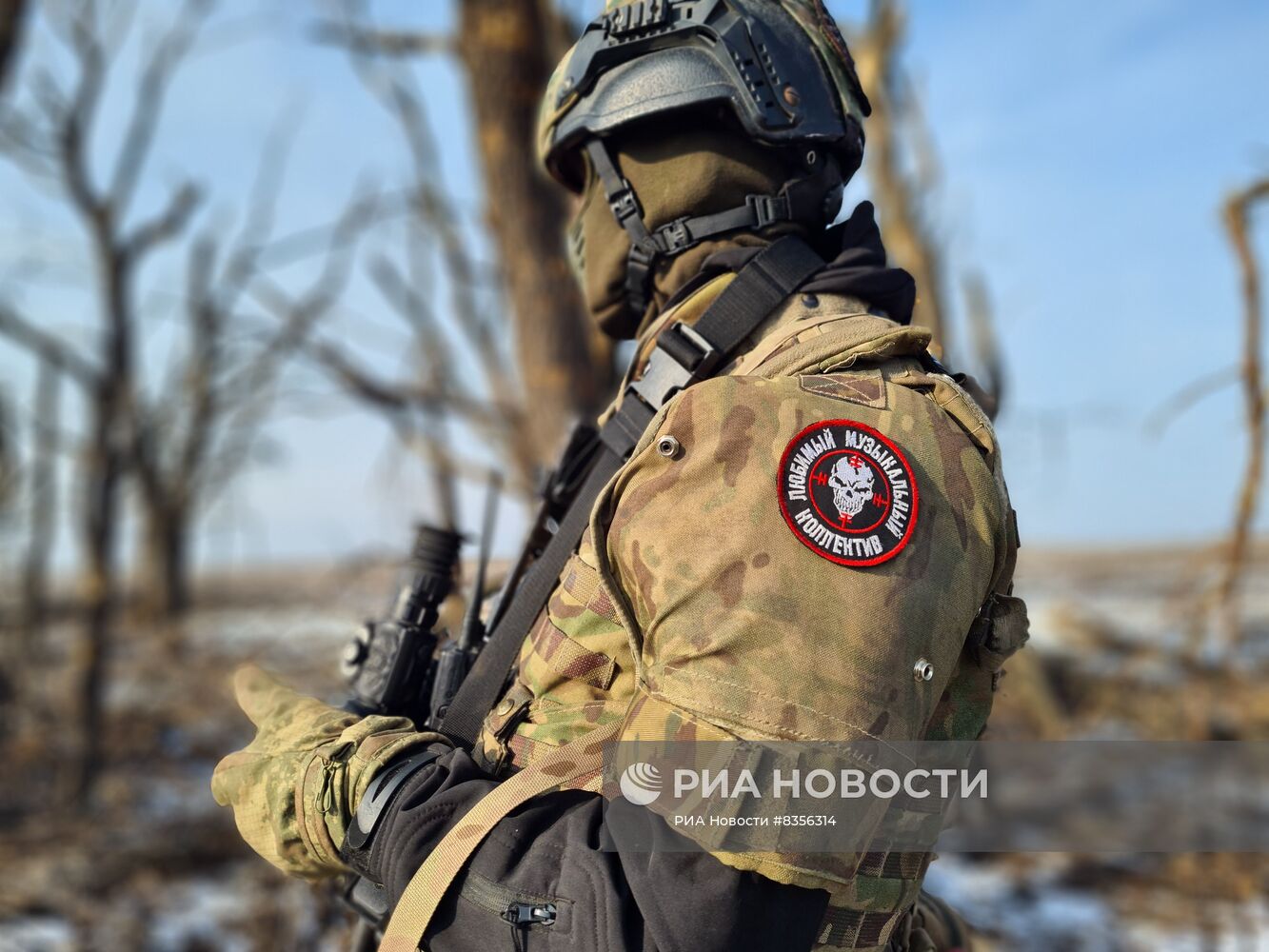 Бойцы группы "Вагнер" в Артёмовске (Бахмуте) в ДНР