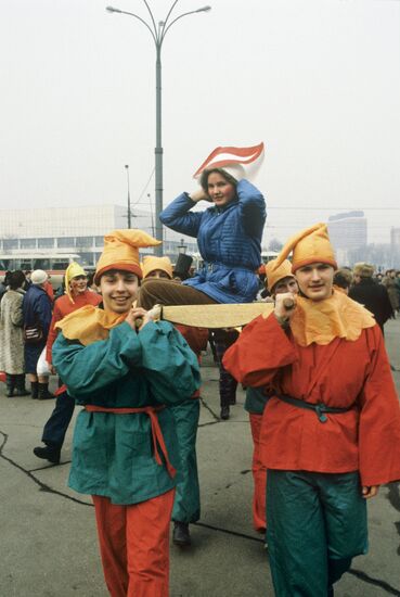 День Смеха в ЦПКИО им. Горького