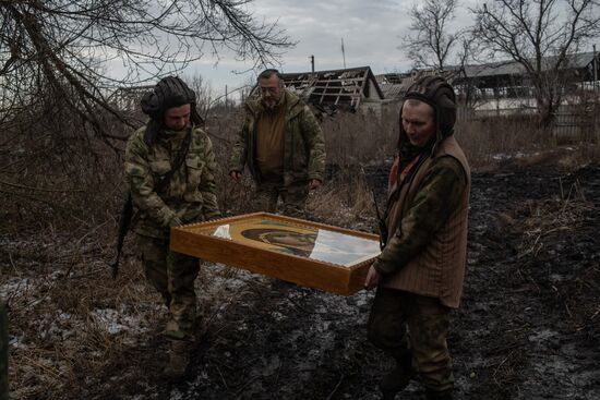 Работа священнослужителей в зоне спецоперации