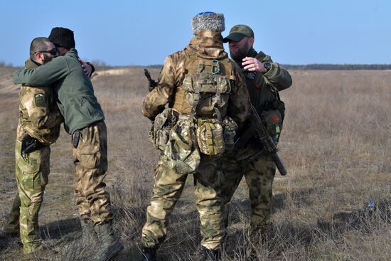 Будни бойцов отряда "Терек" в зоне СВО