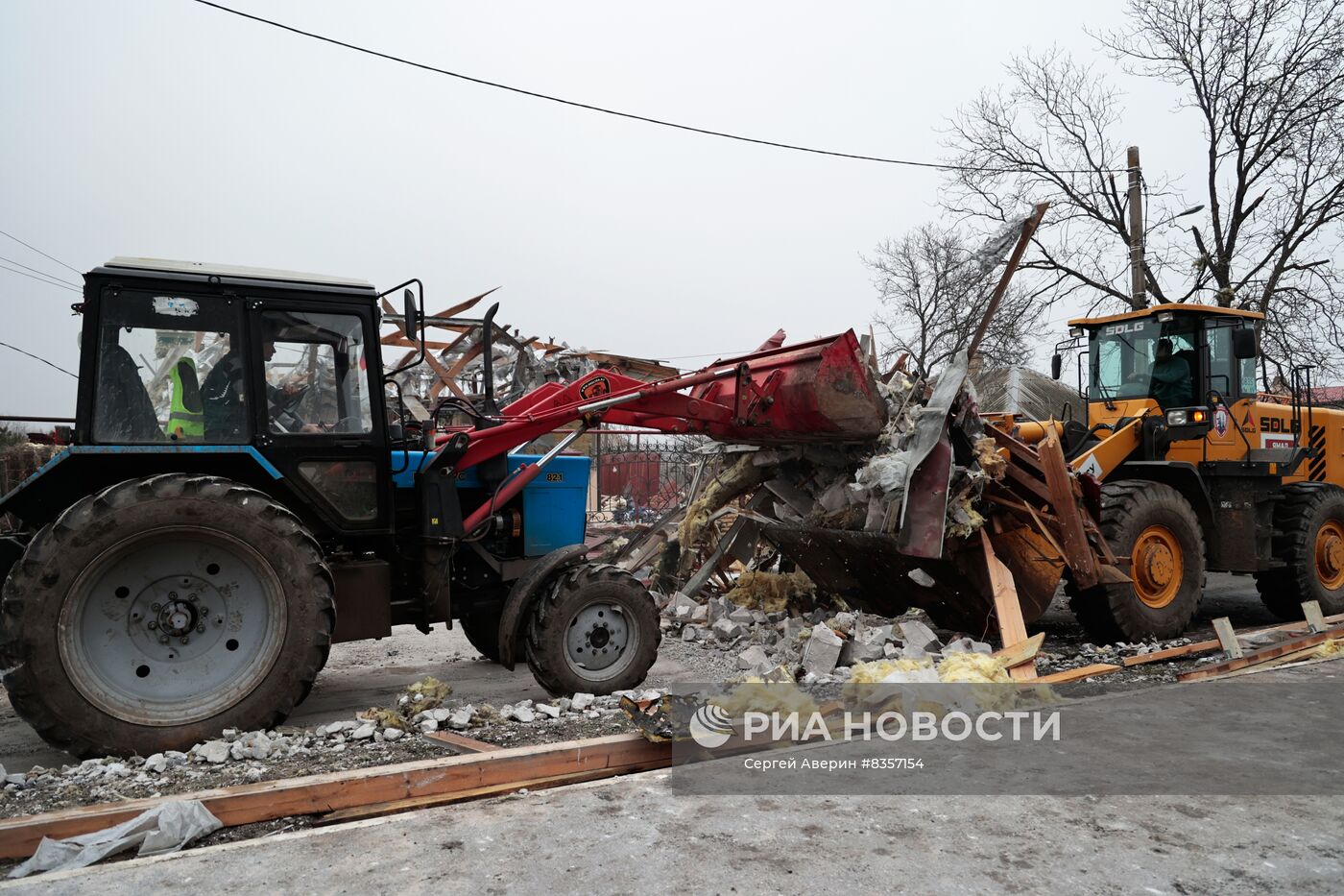 Последствия обстрела со стороны ВСУ города Волноваха в ДНР