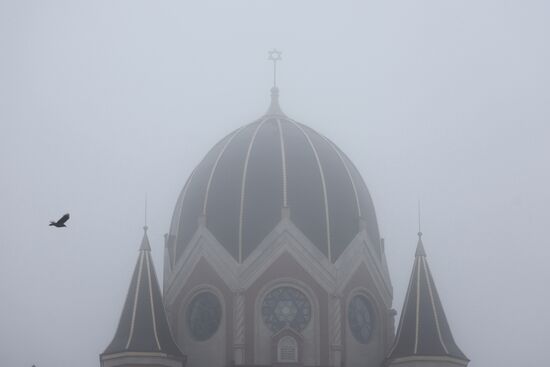 Туман в Калининграде